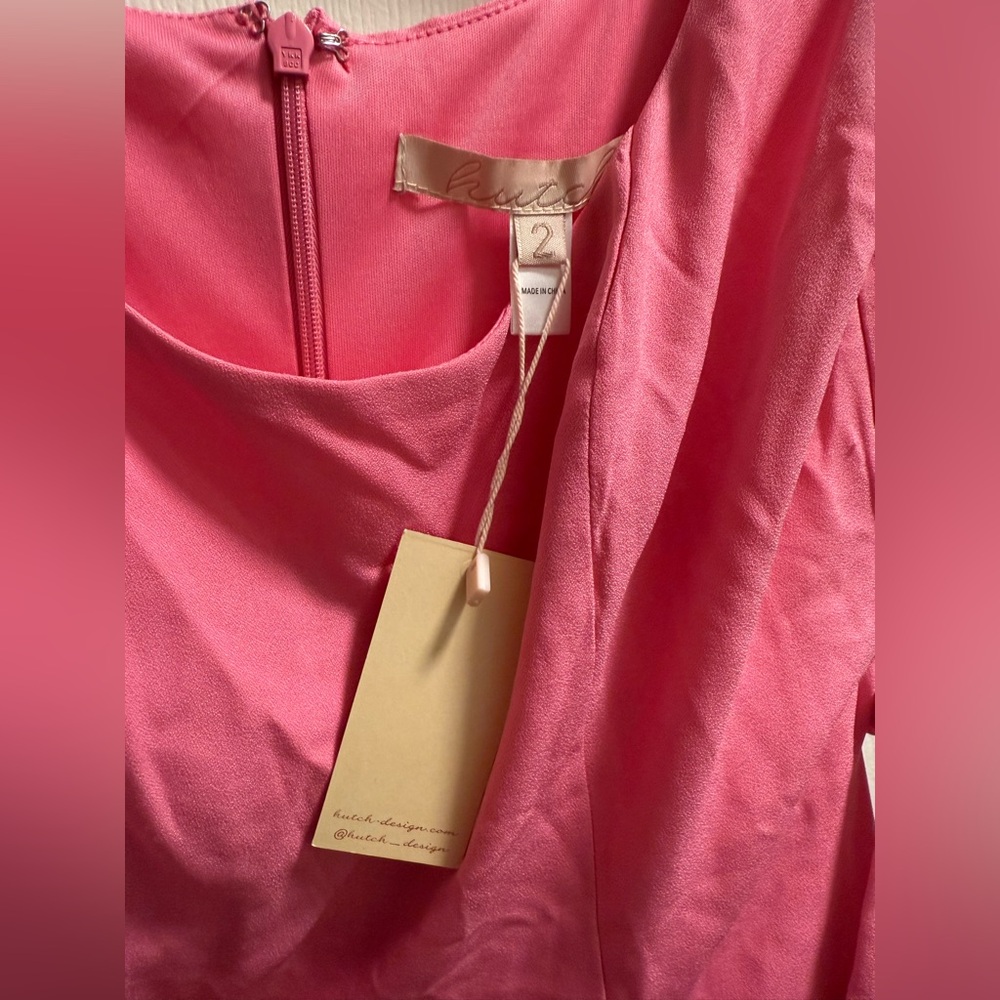 Hutch - Ridge Maxi Dress - NWT - Size 2 - Bubblegum Pink - Picture 9 of 13